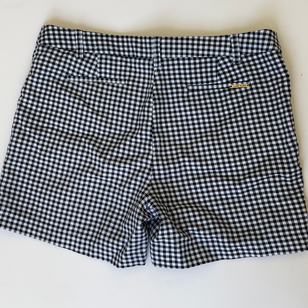 Anne Klein Black and White Gingham Shorts - Picture 3 of 6